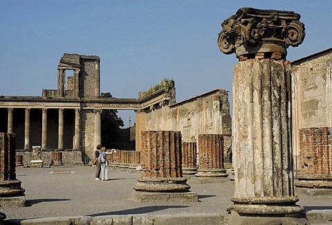 The Basilica in Pompeii, Italy, Europe