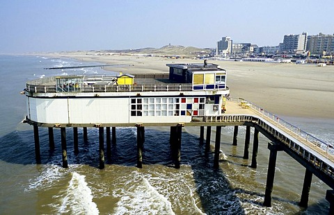 Pier, Scheveningen seaside resort, The Hague, South Holland, Netherlands, Europe