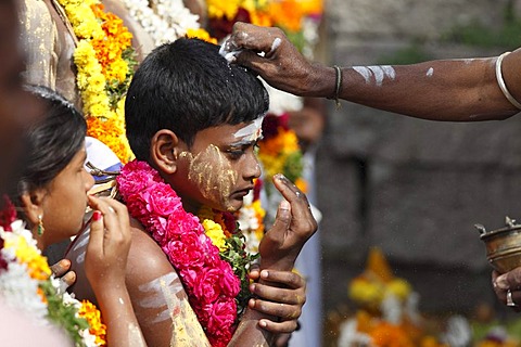 Thaipusam festival in Tenkasi, Tamil Nadu, Tamilnadu, South India, India, Asia