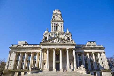 Guildhall, Portsmouth City Council, Guildhall Square, Portsmouth, Hampshire, England, United Kingdom, Europe