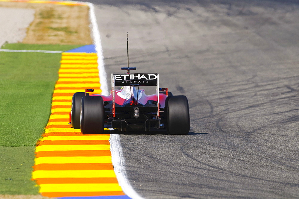 Felipe Massa, Bra, test driving the Ferrari F10 during Formula 1 test driving in Valencia, Spain, Europe