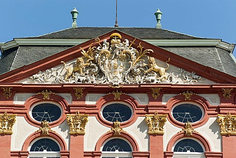 Bruchsal Residence Palace of the Prince Bishops of Speyer, Bruchsal, Baden-Wuerttemberg, Germany, Europe