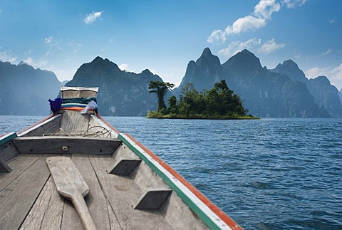 Khao Sok National Park, man-made reservoir, Chiao Lan Lake, Surat Thani, Thailand, Asia