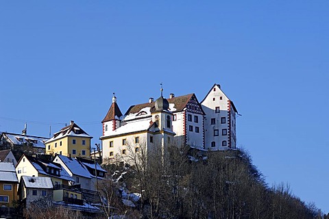 Egloffstein Castle, first mentioned in 1358, Rittergasse 80b, Egloffstein, Upper Franconia, Bavaria, Germany, Europe