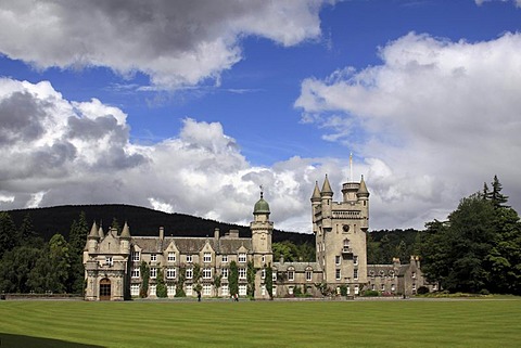 Balmoral Castle, summer residence of the British Royal Family, Scotland, United Kingdom, Europe