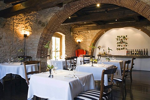 Il Fiore del Tesoro Restaurant, Hotel Villa il Tesoro, Massa Marittima-Valpiana, Tuscany, Italy, Europe