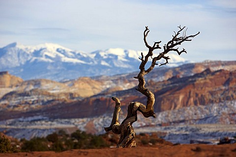 Capitol Reef National Park in winter, Utah, USA