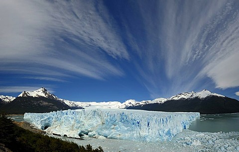 Perito Moreno Glacier with cloud formation, Patagonia, Argentina, South America