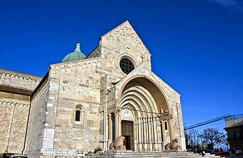 Church, Duomo of San Ciriaco, Romanesque architecture, Ancona, Marche, Italy, Europe