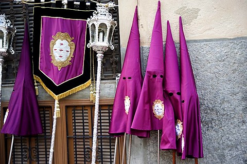 Hoods, Semana Santa, Holy Week, Palma de Majorca, Majorca, Balearic Islands, Spain, Europe