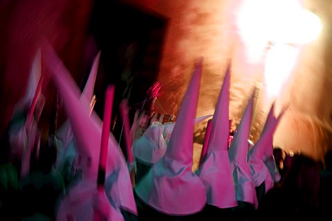 Penitents, Semana Santa, Holy Week, Palma de Majorca, Majorca, Balearic Islands, Spain, Europe