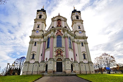 Basilica of the Benedictine Abbey in Ottobeuren, Bavaria, Germany, Europe