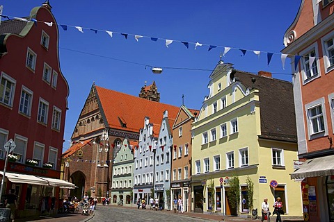 Old town of Landshut, Bavaria, Germany, Europe