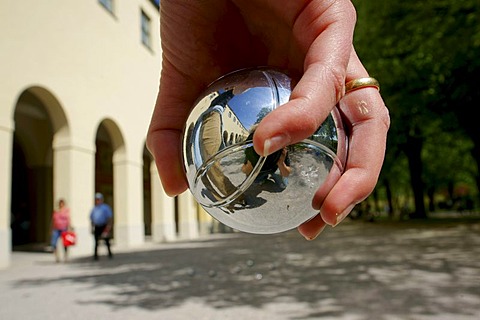 Bowls, Hofgarten, Court Garden, Munich, Bavaria, Germany, Europe