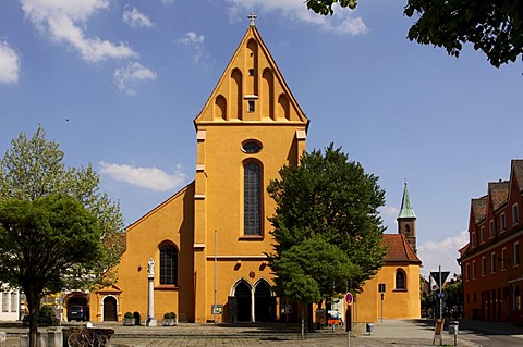 Franziskanerkirche church, Ingolstadt, Bavaria, Germany, Europe