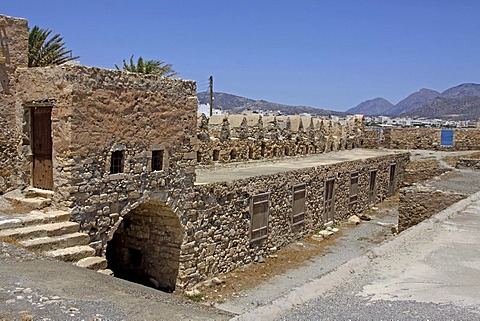 Venetian palace, citadel, Fortress of Kales, Ierapetra, Crete, Greece, Europe