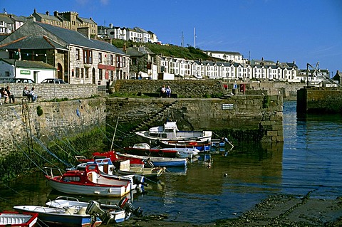 Porthleven in 1990, Cornwall, England, United Kingdom, Europe