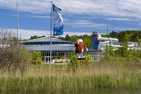 Inselparadies Water Park at Seepark, Baltic Sea resort town of Sellin, Isle of Ruegen, Mecklenburg-Western Pomerania, Germany, Europe