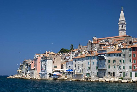 Historic town at the Adriatic Sea, Rovinj, Istria, Croatia, Europe