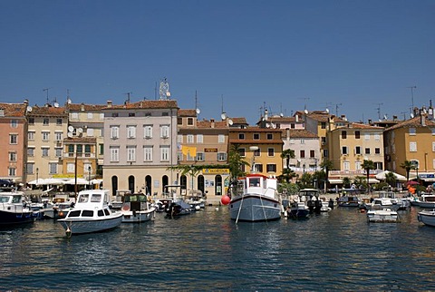 Port and historic town, Rovinj, Istria, Croatia, Europe