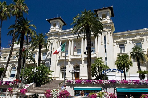 Casino Municipale, San Remo, Riviera, Liguria, Italy, Europe