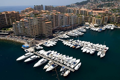 Port de Fontvieille, Monte Carlo, Cote d'Azur, Monaco, Europe