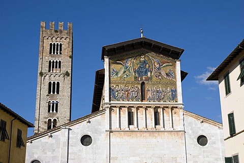 Basilica de San Frediano, Lucca, Tuscany, Italy, Europe