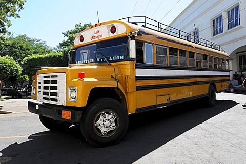 Express bus Leon - Managua, Leon, Nicaragua, Central America