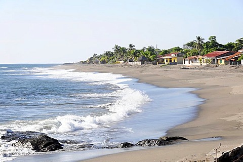 Beach at Poneloya, Las Penitas, Leon, Nicaragua, Central America