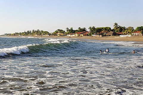 Beach at Poneloya, Las Penitas, Leon, Nicaragua, Central America