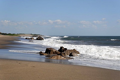 Las Penitas, beach at Poneloya, Leon, Nicaragua, Central America