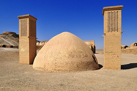 Tower of Silence, Zoroastrian burial ground, Zoroastrianism, Mazdanism, Yazd, Persia, Iran, Asia