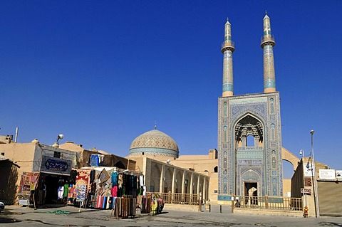 Friday or Congregational Mosque in the historic town of Yazd, UNESCO World Heritage Site, Iran, Persia, Asia