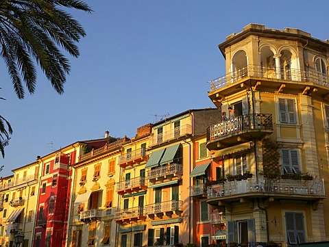 Waterfront of Lerici, Bay of La Spezia, Riviera, Liguria, Italy, Europe