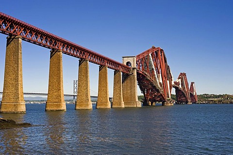 Forth Railway Bridge, Queensferry, Firth, Scotland, United Kingdom, Europe