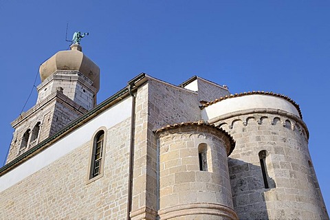 St. Mary's Cathedral in the city of Krk, Croatia, Europe