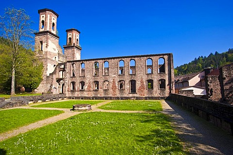 Frauenalb Monastery, Frauenalb, Black Forest, Baden-Wuerttemberg, Germany, Europe