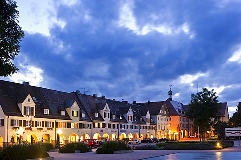 Lower Market Square, Freudenstadt, Black Forest, Baden-Wuerttemberg, Germany, Europe