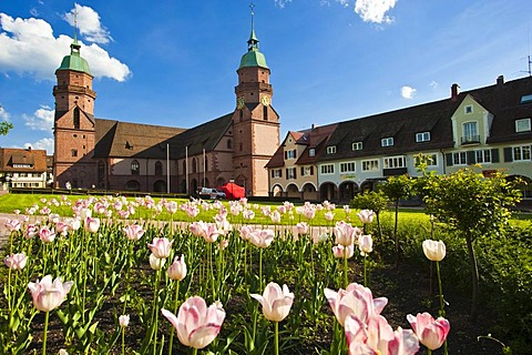 Lower Market Square and Parish Church, Freudenstadt, Black Forest, Baden-Wuerttemberg, Germany, Europe