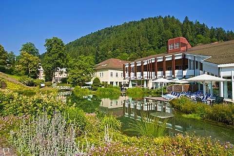 Mineral spa, thermal spring, Bad Teinach, Black Forest, Baden-Wuerttemberg, Germany, Europe