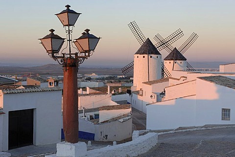 Windmills, Campo de Criptana, Ciudad Real province, Ruta de Don Quijote, Castilla-La Mancha, Spain, Europe