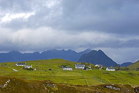 Cuillin Hills from Elgol, Isle of Skye, Western Highlands, Scotland, United Kingdom, Europe