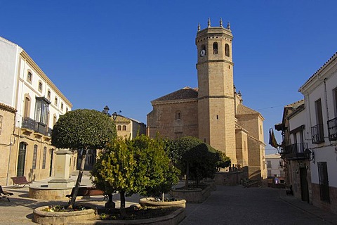 San Mateo church, Banos de la Encina, province of Jaen, Andalusia, Spain, Europe