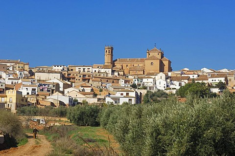 San Mateo church, Banos de la Encina, Jaen province, Andalusia, Spain, Europe