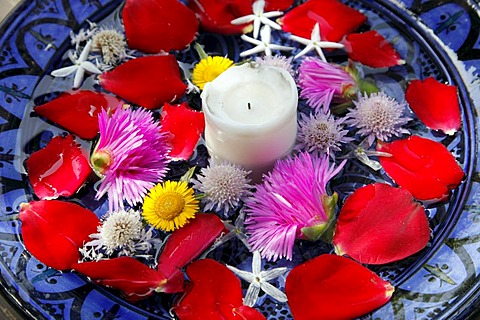 Flowers in a bowl, decoration