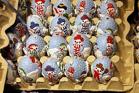 Year-round sale of Easter eggs, Christmas eggs as decorations, Salzburg, Austria, Europe