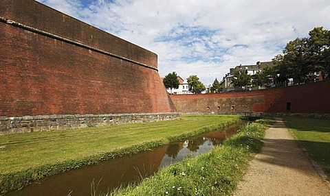 Fortress, Juelich Citadel, North Rhine-Westphalia, Germany, Europe