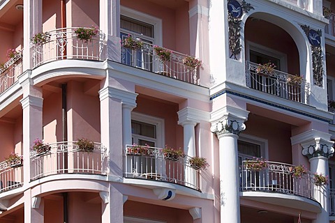 Detail, Hotel, Opatija, Istria, Croatia, Europe