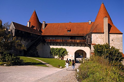 Part of the fortress, 14th - 15th century, castle No. 48, Burghausen, Upper Bavaria, Germany, Europe