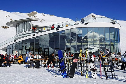 Salaas restaurant, Samnaun ski resort, Switzerland, Europe